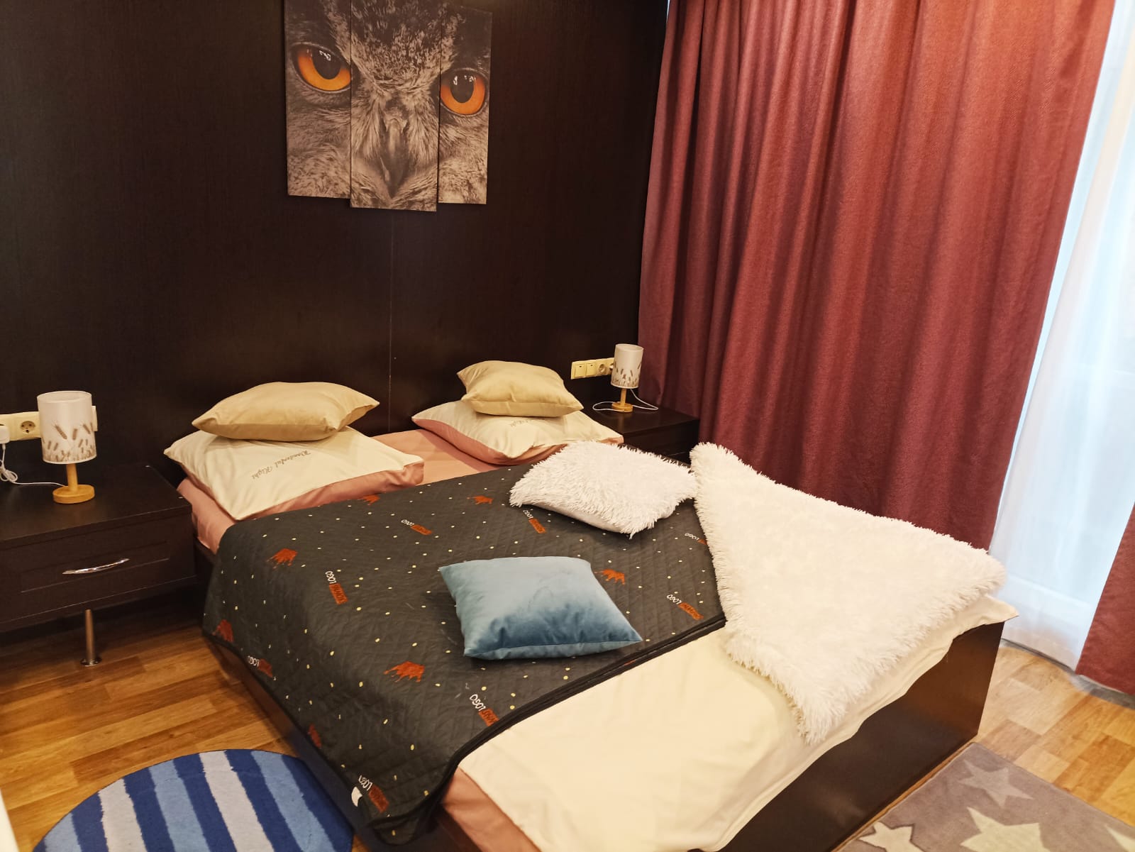 Фото Апартаменты евродвушка с джакузи и сауной 65кв. м