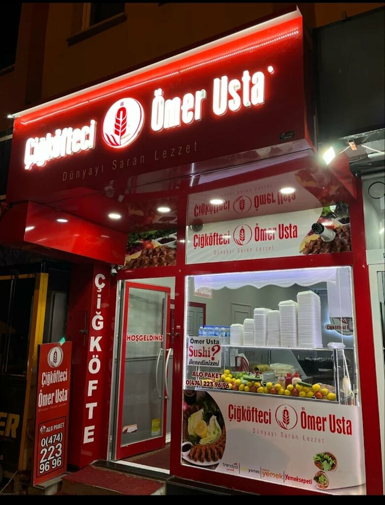 Food-court Raw Meatball Maker Ömer Usta, Kars, photo
