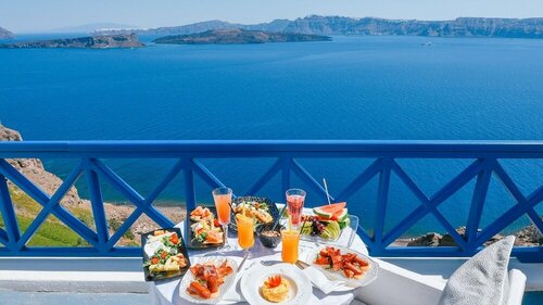 Внешний вид отеля Astarte Suites в Муниципальной единице Фирах, фото 4