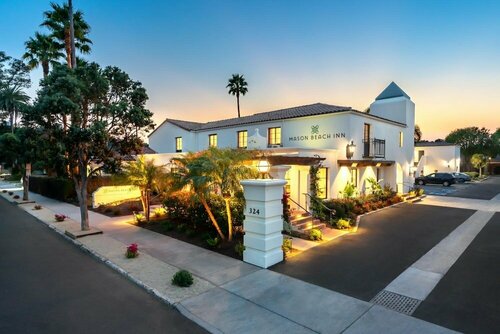 Внешний вид отеля Mason Beach Inn в Санта-Барбаре, фото 1