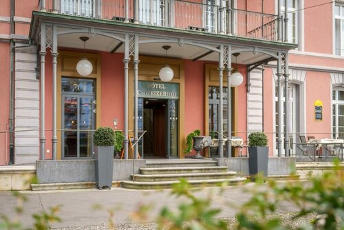 Внешний вид отеля Hotel Schweizerhof Basel в Базели, фото 4