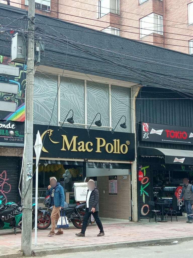 Egg and poultry meat Mac Pollo, Bogota, photo