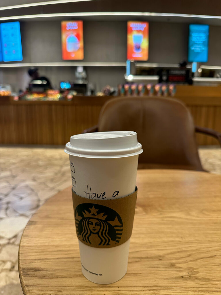 Coffee shop Starbucks, Dubai, photo