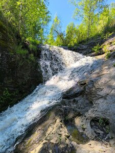 Порог Шатский водопад (Sverdlovsk Region, gorodskoy okrug Sukhoy Log, reka Shata), landmark, attraction