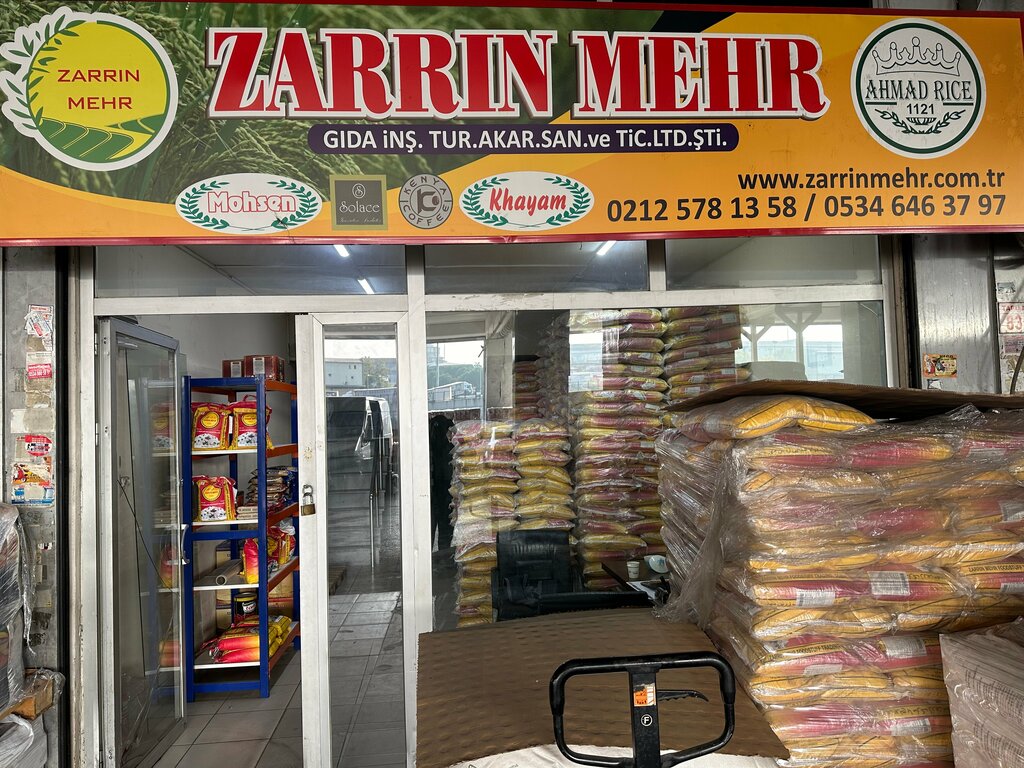 Food ingredients and spices Zarrın Mehr Basmati Rice, Istanbul, photo