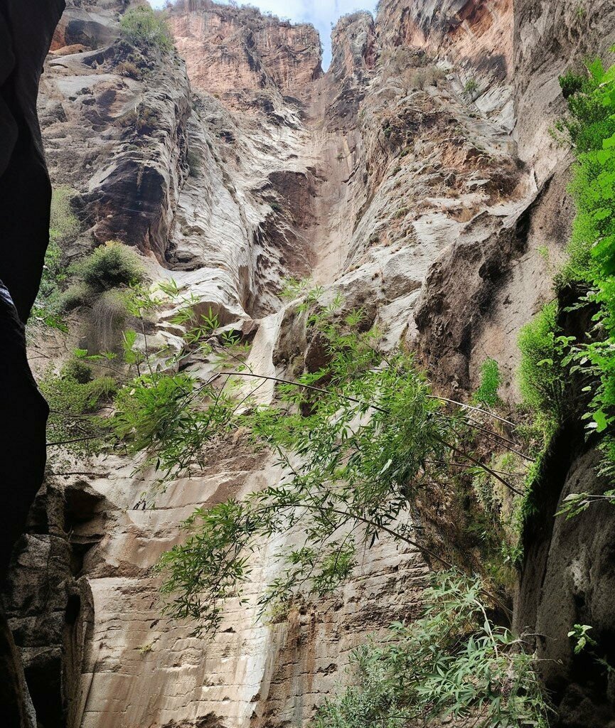 Waterfall Waterfall of the Butterfly Valley, Fethiye, photo