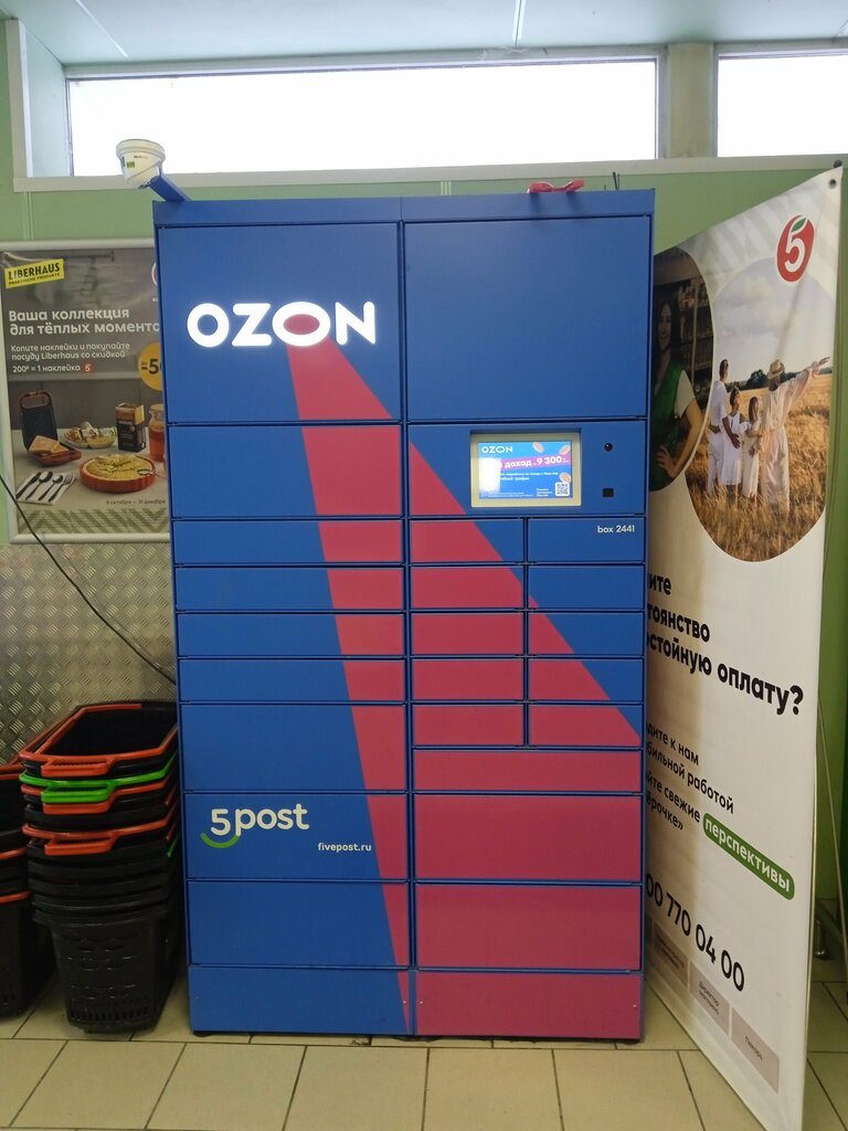 Parcel automat Ozon Box, Zelenograd, photo
