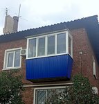 Ok'na 56 (ulitsa Metallistov, 1), glazing of balconies and loggias
