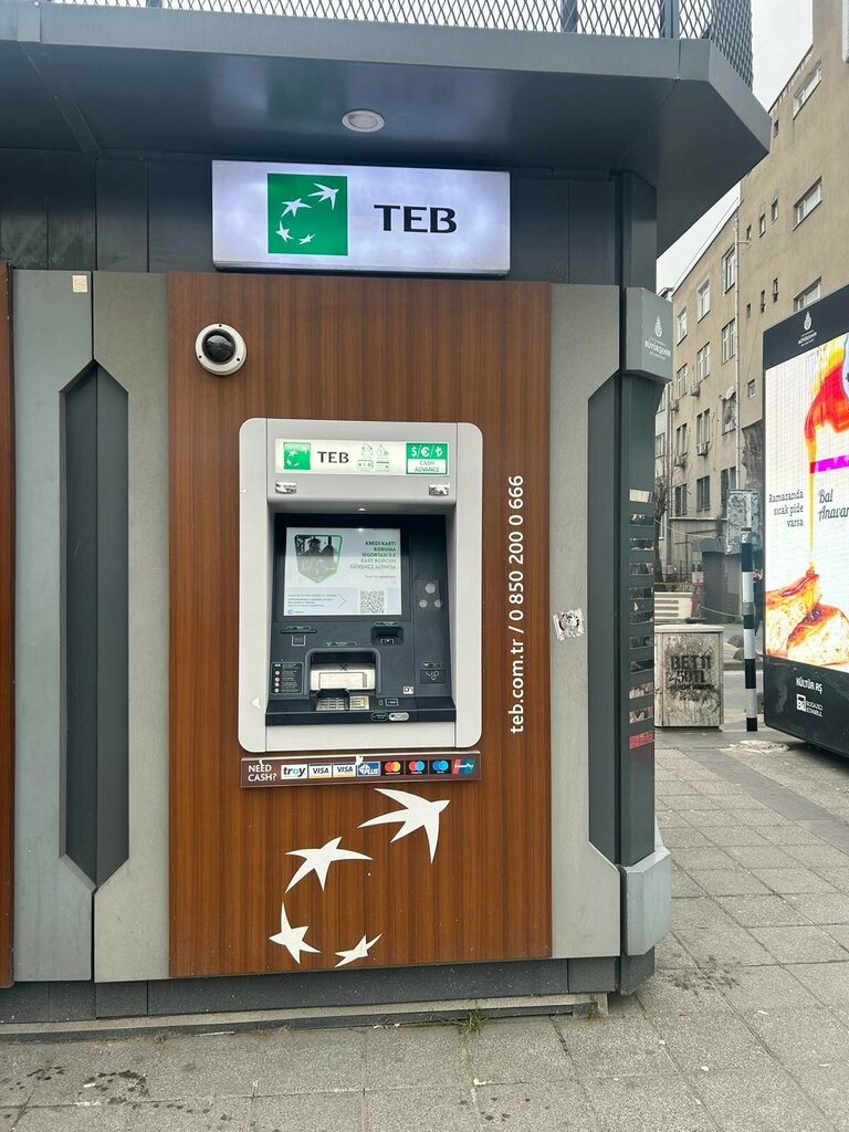 ATM TEB ATM, Istanbul, photo