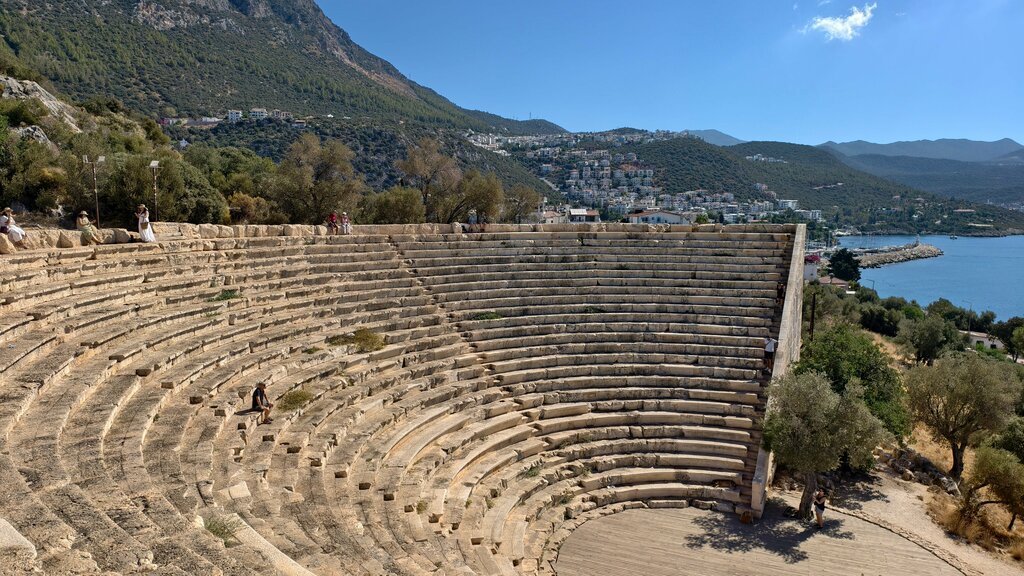 Landmark, attraction Antiphellos Ancient City, Kas, photo