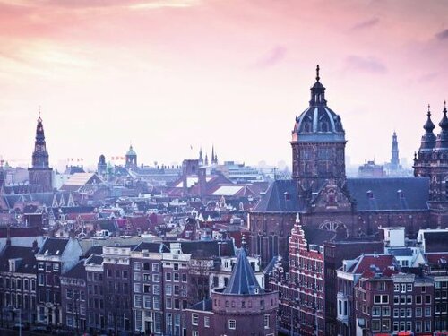 Внешний вид отеля Amsterdam Marriott Hotel в Амстердаме, фото 2