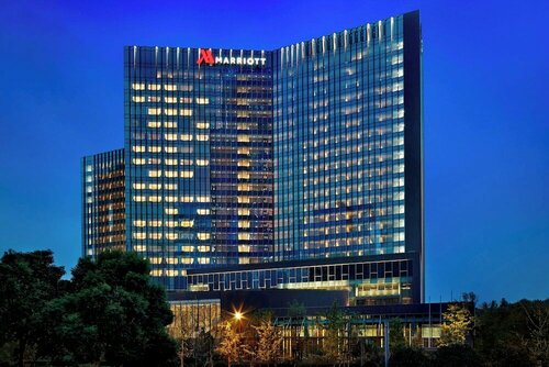 Внешний вид отеля Hangzhou Marriott Hotel Qianjiang в Ханчжоу, фото 1
