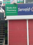 Medic aid pharmacy store (Garden Town, Block Abu Bakar, Masood Farooqi Road, 122A), pharmacy
