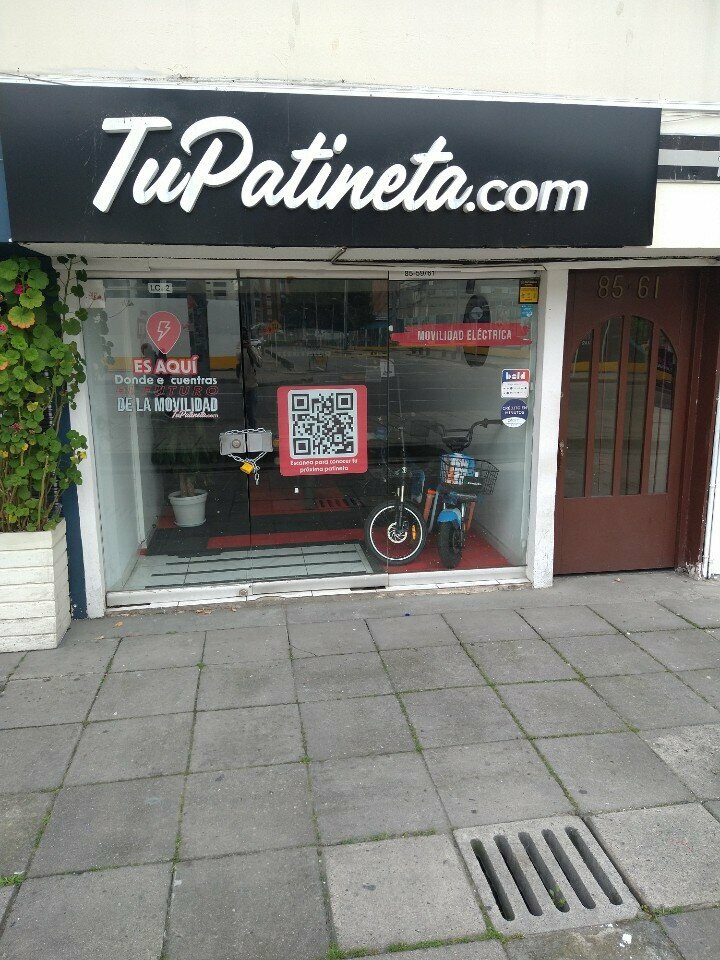 Electric transport store Tupatineta Bogotá 85, Bogota, photo