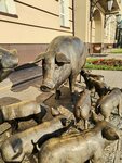 Свинья с поросятами (Kooperativniy Lane, 2), genre sculpture