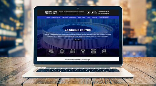 Web tasarım hizmetleri SaitKrasnodar, Krasnodar, foto