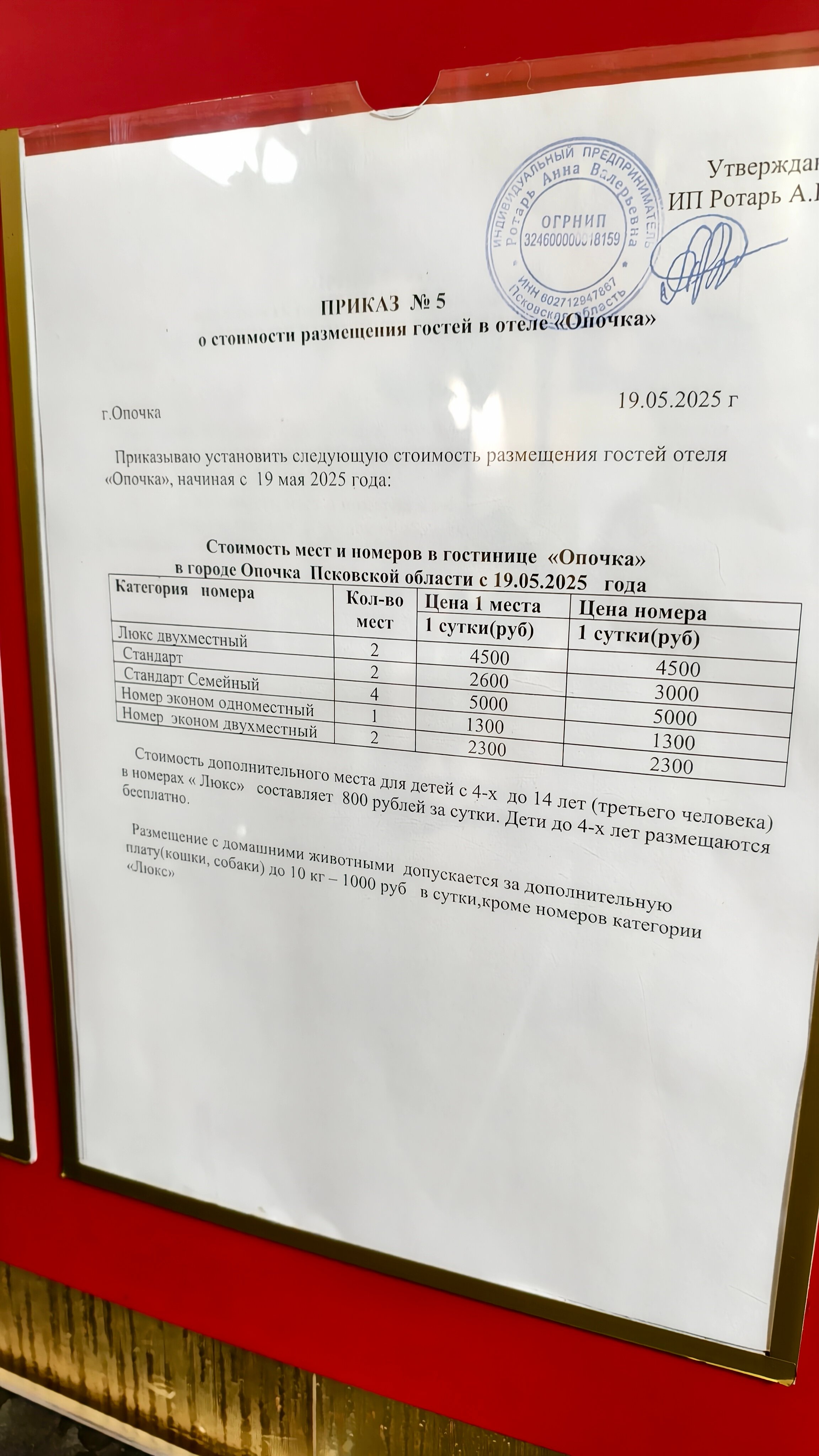 Фото Гостиница Опочка