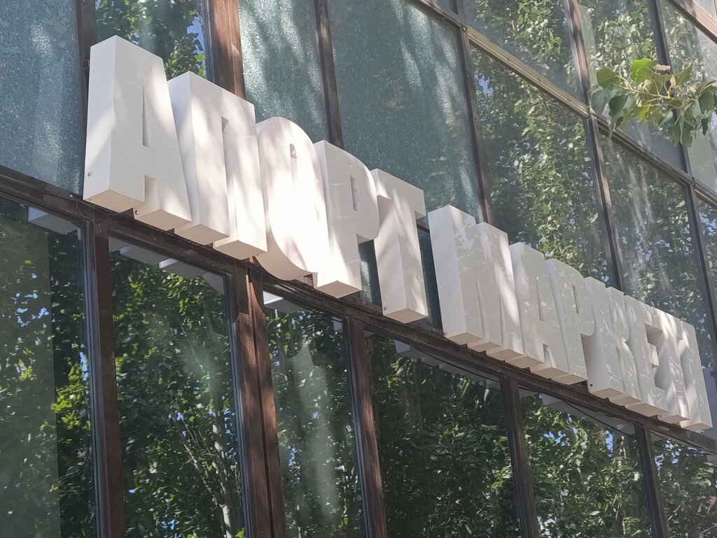 Thrift store Aport Market, Astana, photo