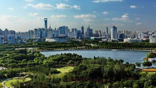 Внешний вид отеля Kerry Hotel Pudong Shanghai в Пудуне, фото 5