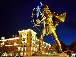 Фигура Гефеста (Moscow Region, Elektrostal, Sovetskaya ulitsa), escultura de genero