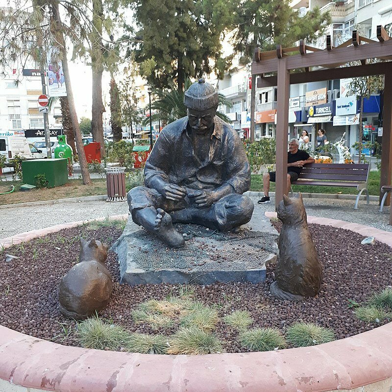Public transport stop Bostanli Pier, Izmir, photo
