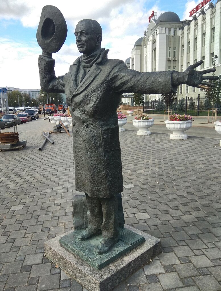 Monument to Yuriy Detochkin, genre sculpture, Russia, Samara, Sportivnaya Street