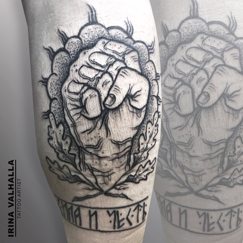 Тату вальхалла эскиз