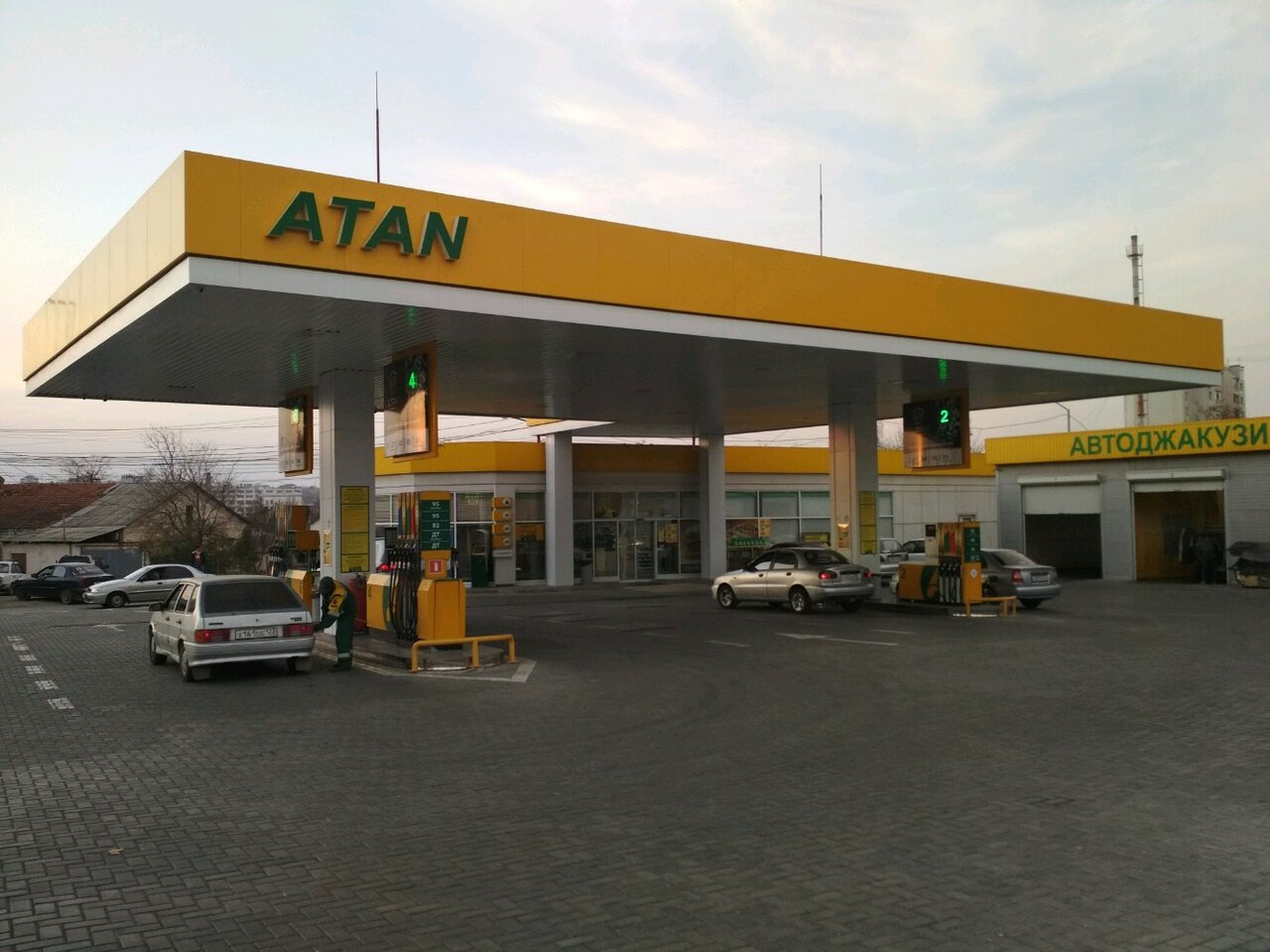 Атан крым карта заправок