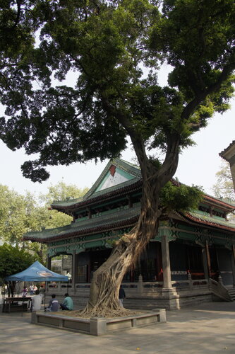 Pagoda Altı Banyan Ağacı Tapınağı, Guangzhou, foto