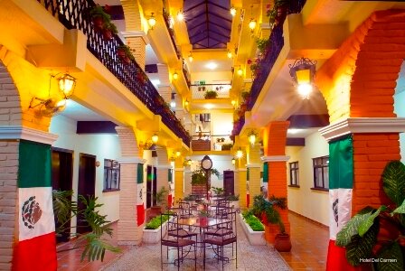 Гостиница Hotel Del Carmen EN el centro de Tuxtla Gutiérrez