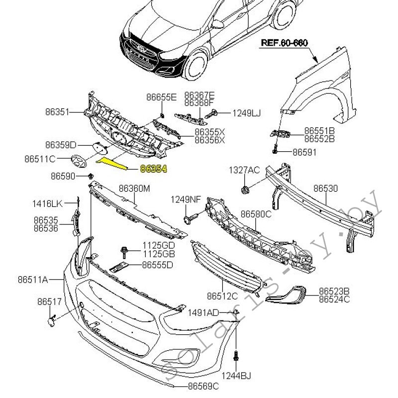Киа рио 3 схема под капотом