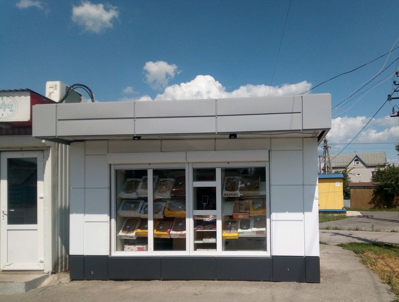 Кондитерский ларек фасад фото Photo: Киоск по продаже кондитерских изделий, confectionary, Russia, Lipetsk, ul