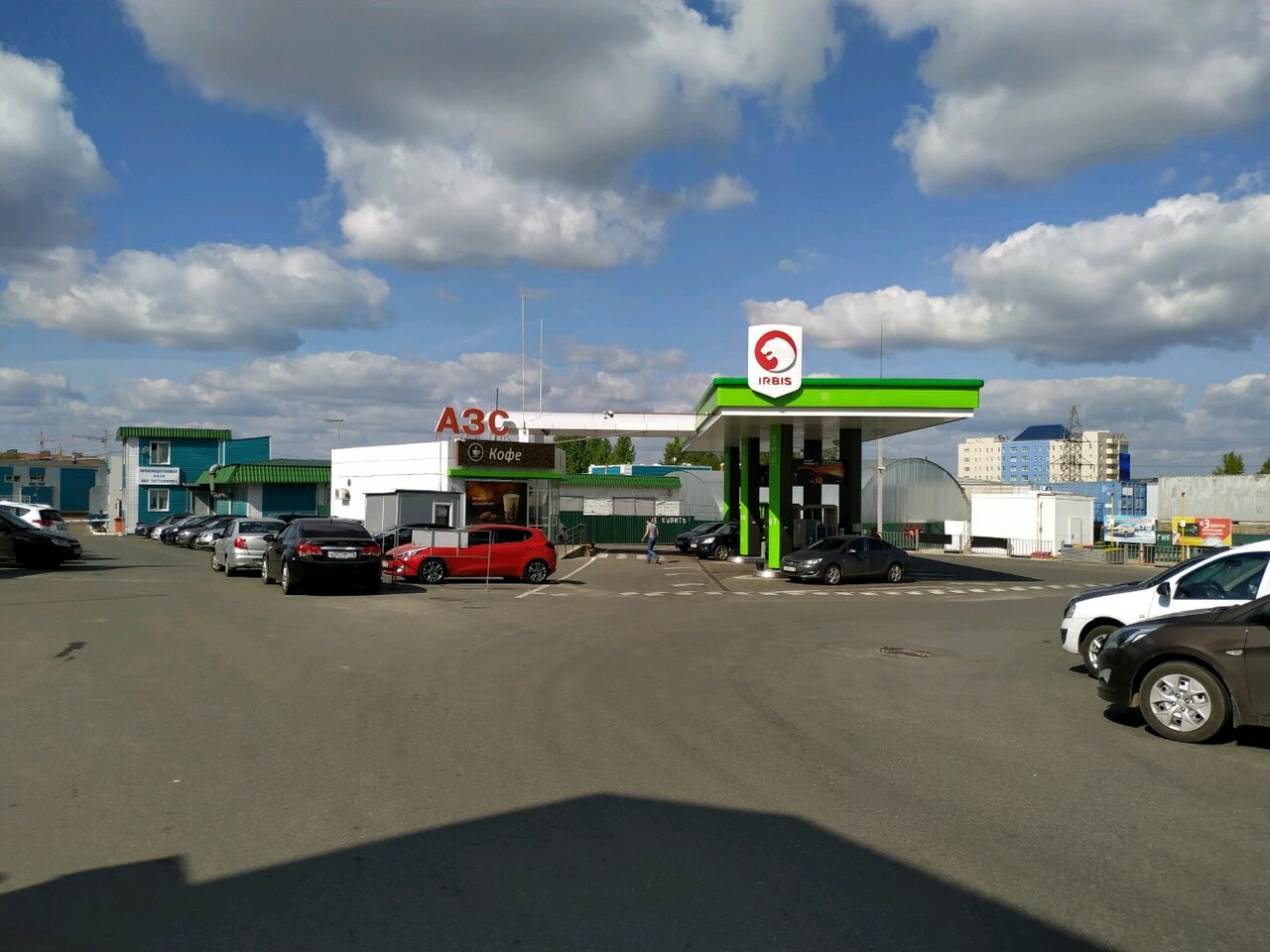 Ирбис заправки карта