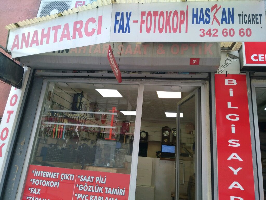 Clock and watch repair Haskan Ticaret Saat ve Gözlük Tamiri, Istanbul, photo