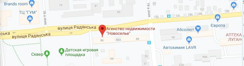 Луганск советская 54 карта