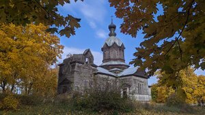 Tserkov Mikhaila Arkhangela V Krapivne (Bryansk Region, Klimovskiy rayon, Chyolkhovskoye selskoye poseleniye, selo Krapivna), orthodox church