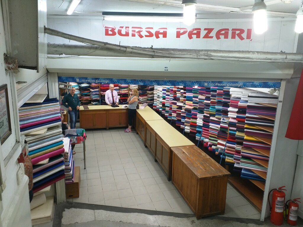 Kumaşçılar Öz Bursa Pazarı Kumaş, Fatih, foto