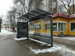 Ул. Школьная (St. Petersburg, Pushkin, Leningradskaya Street), bus station