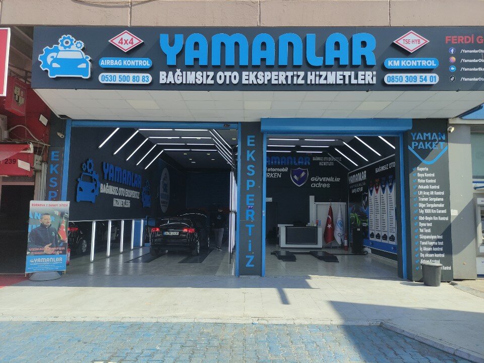 Yamanlar Oto Ekspertiz, ekspertiz hizmetleri, İzmir, Bornova