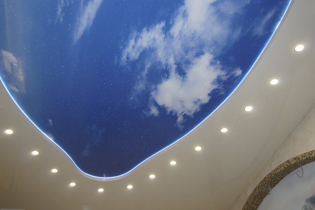 Натяжной потолок море