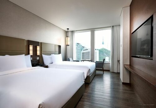 Внешний вид отеля Courtyard by Marriott Seoul Namdaemun в Сеуле, фото 3