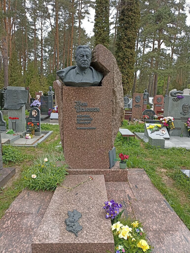 Monument, memorial Белорусский писатель, председатель Верховного Президиума БССР И.П. Шамякин, Minsk, photo