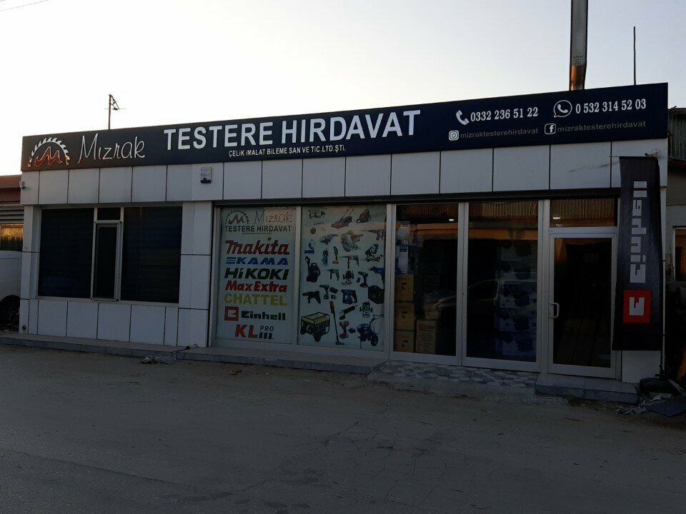 متجر مستلزمات البناء Mizrak Saw Hardware ، قونية، صورة
