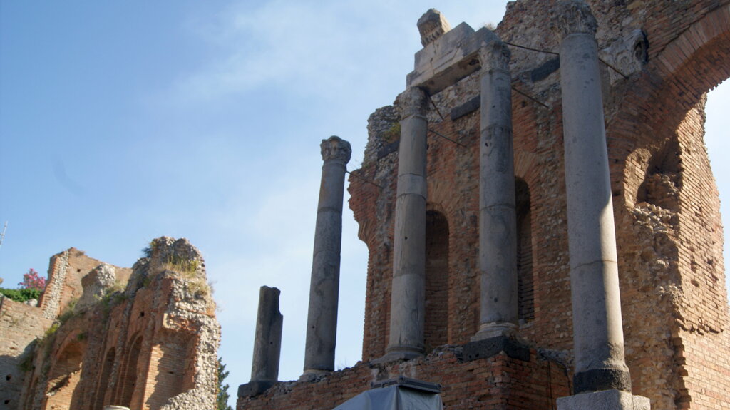 Landmark, attraction Античный театр Таормины, Taormina, photo
