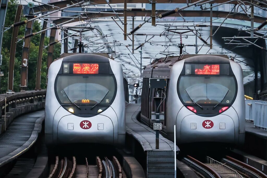Metro station Shek Mun MTR station, Hong Kong, photo