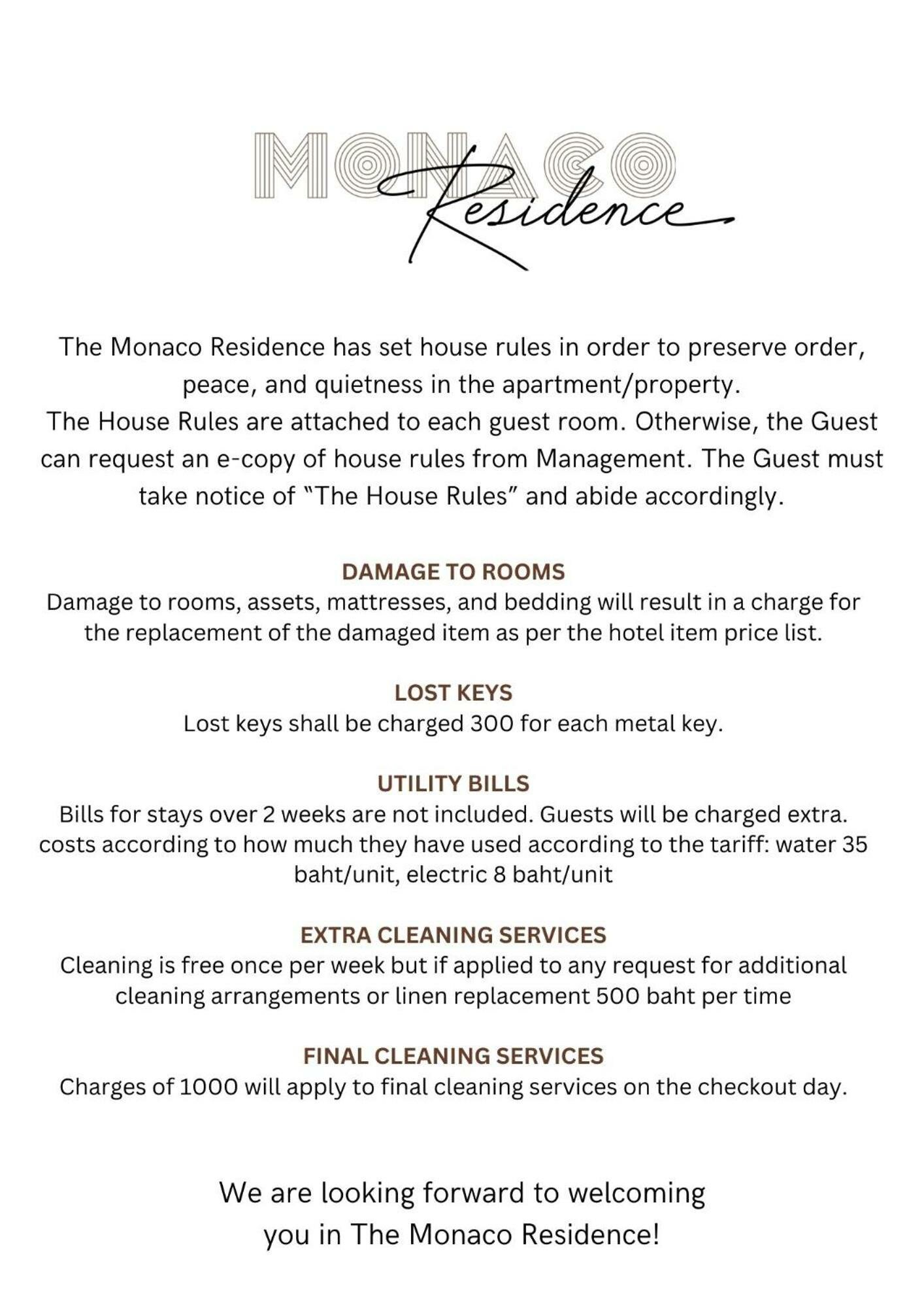 Фото The Monaco Residence Pattaya