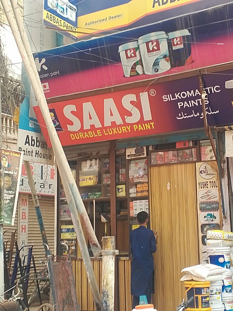 Paintwork materials Saasi. durable luxury paint, Karachi, photo