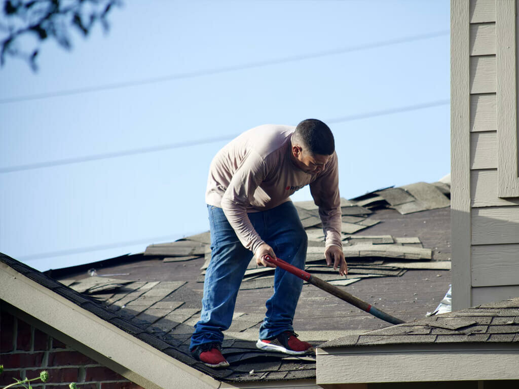 Flat roof work