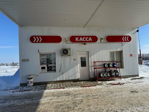Gas station Lukoil, Orenburg Oblast, photo