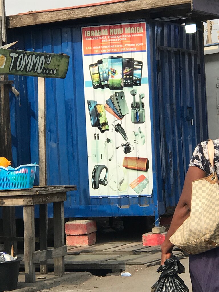 Items for mobile phones Ibrahim Nuhu Maiga ent, Accra, photo